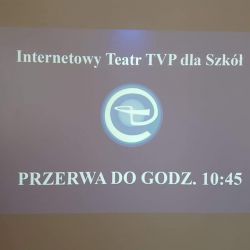 przerwa tzw. antrakt