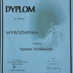 dyplom Szymona
