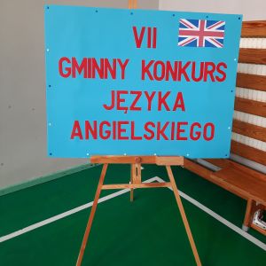 Gminny Konkurs Języka Angielskiego- plakat