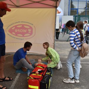 Otwórz zdjęcie - Nauka udzielania pierwszej pomocy.