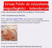 Fragment_wspólnie opracowanego_kalendarium_Droga_Polski_do _odzyskania_niepodległości