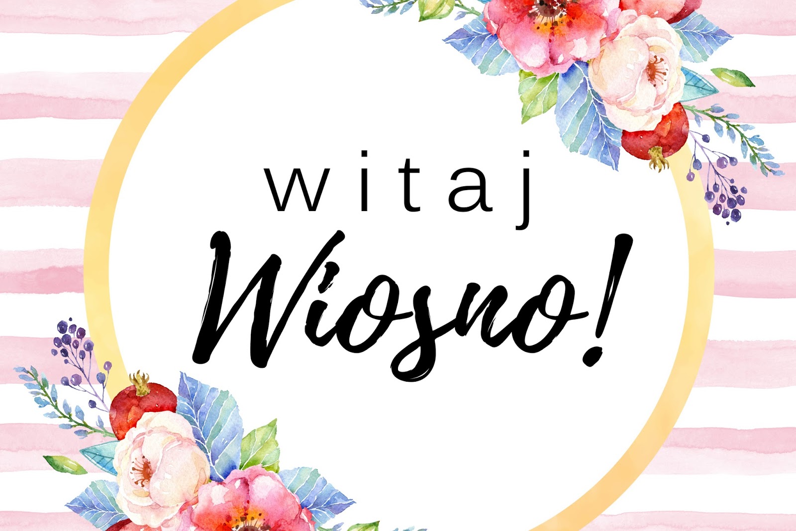 Żegnaj zimo, witaj wiosno!