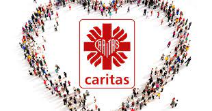 Logo Caritas Polska w sercu.